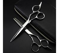 LMMOZOE 6 inch Professional Upscale 440c 9cr13 Hair Scissors Set Cutting Barber Makeup Salon thinning Shears Hairdressing Scissors