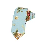 LMMOZOE 6Cm Vintage Tie Cotton Linen Floral Neck Tie For Men Business Bowtie Fashion Casual Printed Ties