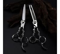 LMMOZOE Hair Cutting Shears, 6 Inch Professional Skull Scissor Upscale Hair Scissors Haircut Thinning Barber Cutting Shears Hairdressing Scissors Set,