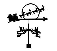 LMMOZOE Metal Weathervane With Mount Roof Garden Weather Vane Decorations Wind Vane for Outdoor Farm Yard Garden Gazebo Wind Direction Indicator Stainless Steel Measuring Tool