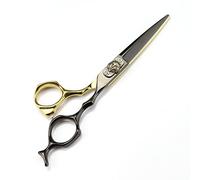 LMMOZOE Professional Hair Cutting Shears, 6 INCH Professional Steel Tiger Decoration Hair Scissors Haircut thinning Barber Tools Hair Cutting Shears Hairdressing Scissors