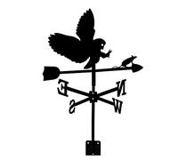 LMMOZOE Weathervane With Roof Mounted Weather Vane Retro Wind Vane Metal Wind Direction Indicator Garden Creative Weathercock Stainless Steel for Farm Yard Home Measuring Tool
