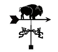 LMMOZOE Wind Vane Farmhouse Weathervane Roof Mount Rod Weather Vane Wind Direction Indicator Outdoor Metal Bracket Measuring Tool for Garden Yard