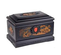 LMMSHA Adult Large Wooden Keepsake Urn Funeral Urn, Urns for Human Ashes Forever Memory Box in Living Room Bedroom Handicrafts Engraved