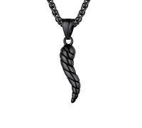 LMMSHA Girl Sterling Silver Protection Women Men, Talisman - Lucky Horn Charm, Chili Italian Pepper Necklace For s