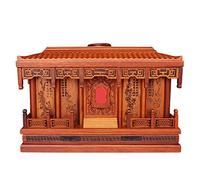 LMMSHA Large Wooden Urns for Human Ashes, Cremation Urn Woodcarving Natural Pattern Clear Lines