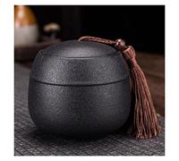 LMMSHA Pets Wooden Urns for Dogs Cats Ashes Keepsake Memorial Box Funeral Set Burial Urns for Cremated Remains Ash Vial Adult Funeral Urn Pet Cat and Dog Urn 66493 Pets Memorials (Black Large)