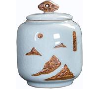 LMMSHA The Last Warmth Urns for Human Ashes Funeral Urn for Adult&Pet Ashes Human Small Memorial Urns Handmade Ceramics Keepsake Burial Urn