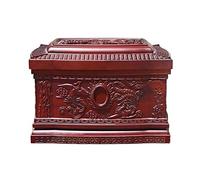 LMMSHA The Last Warmth Wooden for Human Ashes - Adult Funeral Urn Double People Caskets Box, Soulmates Together Forever
