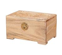 LMMSHA Wooden Urn for Human Ashes Funeral Cremation Urns Memorial Funeral Urn Carving Dragon and Phoenix Pattern,A (B)