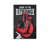 LMMZPUD Boxing Gloves Motivation Poster Poster Decorative Painting Canvas Wall Posters And Art Picture Print Modern Family Bedroom Decor Posters 08x12inch(20x30cm)