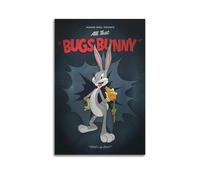 LMMZPUD Bugs Bunny Poster Poster Decorative Painting Canvas Wall Posters And Art Picture Print Modern Family Bedroom Decor Posters 12x18inch(30x45cm)
