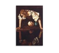 LMMZPUD Caravaggio's Narcissus Poster Poster Decorative Painting Canvas Wall Posters And Art Picture Print Modern Family Bedroom Decor Posters 08x12inch(20x30cm)