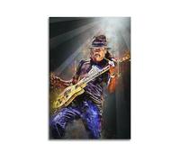 LMMZPUD Carlos Santana Poster1 Poster Decorative Painting Canvas Wall Posters And Art Picture Print Modern Family Bedroom Decor Posters 16x24inch(40x60cm)