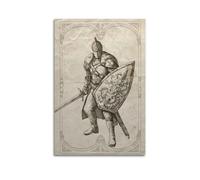 LMMZPUD Dark Souls Poster2 Poster Decorative Painting Canvas Wall Posters And Art Picture Print Modern Family Bedroom Decor Posters 08x12inch(20x30cm)