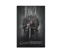 LMMZPUD Eddard Ned Stark Poster Poster Decorative Painting Canvas Wall Posters And Art Picture Print Modern Family Bedroom Decor Posters 12x18inch(30x45cm)