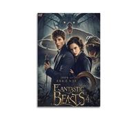 LMMZPUD Fantastic Beasts 4 Movie Poster Poster Decorative Painting Canvas Wall Posters And Art Picture Print Modern Family Bedroom Decor Posters 20x30inch(50x75cm)