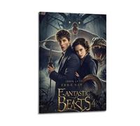 LMMZPUD Fantastic Beasts 4 Movie Poster Poster Decorative Painting Canvas Wall Posters And Art Picture Print Modern Family Bedroom Decor Posters 16x24inch(40x60cm)