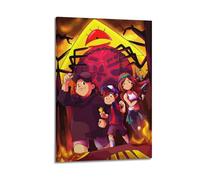LMMZPUD Gravity Falls Poster Poster Decorative Painting Canvas Wall Posters And Art Picture Print Modern Family Bedroom Decor Posters 24x36inch(60x90cm)