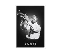 LMMZPUD Singer Poster Louis Armstrong Poster Decorative Painting Canvas Wall Posters And Art Picture Print Modern Family Bedroom Decor Posters 20x30inch(50x75cm)