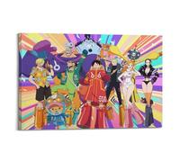 LMMZPUD Straw Hat Gang Egghead Disco Poster Poster Decorative Painting Canvas Wall Posters And Art Picture Print Modern Family Bedroom Decor Posters 08x12inch(20x30cm)