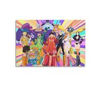 LMMZPUD Straw Hat Gang Egghead Disco Poster Poster Decorative Painting Canvas Wall Posters And Art Picture Print Modern Family Bedroom Decor Posters 16x24inch(40x60cm)