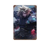 LMMZPUD Video Game Poster Final FantasyWall Decor Art Metal Tin Poster Modern Bar Decorations30x20cm