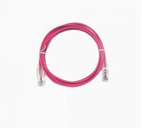 LMNCBVYA 10M Category 6 Gigabit Ultra Slim Patch Cable - High Speed Pink Network Cable for Computer Broadband Connection