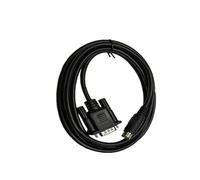 LMNCBVYA 10m FX-Series Communication Cable for DOP(B)-FX PLC Programming Touch Panel - A-Series Connections, Black