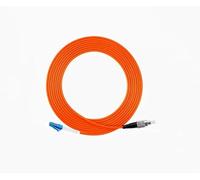 LMNCBVYA 10m Multimode Single Core Fiber Optic Patch Cable LC to FC - Fusion Splicing Pigtail Extension Cable