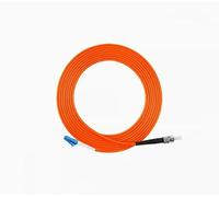 LMNCBVYA 10m Multimode Single Core Fiber Optic Patch Cable LC to ST - High-Performance Optical Fusion Splicing Pigtail Extension Cable