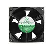LMNCBVYA - 120x120x38mm, Metal Frame, Double Ball Bearing, 2500RPM, Low Noise, 78CFM Airflow Bi-Sonic 4E-115B 02 115V 24W Cabinet Square Fan