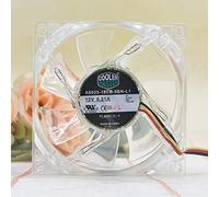 LMNCBVYA 12V 3-Pin High-Precision Double Ball Bearing Fan A8025-18CB 80mm Silent CPU Case Fan -