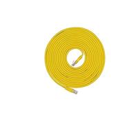 LMNCBVYA 15m CAT6 Gigabit Ethernet Cable - High-Speed Oxygen-Free Copper Network Patch Cord in Yellow for Computer and Broadband Connectivity