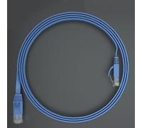 LMNCBVYA 15M Category 6 Gigabit Flat Ethernet Cable - High Speed Broadband Network Cable - Pure Copper, Light Blue