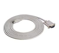 LMNCBVYA 15m GT01-C100R4-8P PLC Communication Cable for GOT1000 Touch Panel to FX Series - Light Gray