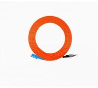 LMNCBVYA 15m Multimode Single Core Fiber Optic Patch Cable SC-FC - High-Performance Fusion Splicing Pigtail Extension Cable