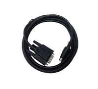 LMNCBVYA 15M PLC Communication Cable for GT01-C30R4-8P Touch Panel GT11 GT15 Series - FX Series Connection Cable, Black