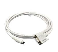 LMNCBVYA 15m PLC Programming Cable for AFC8513 FP0, FP2, FP-M, FP-X, FP-E, FP-G Series - Download Cable - White