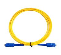LMNCBVYA 15m SC-SC Single Mode Fiber Optic Patchcord - Yellow Single Core Fiber Optic Cable for Reliable Connectivity