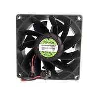 LMNCBVYA 2-Wire Double Ball Bearing Blower for Efficient Heat Dissipation PMD2409PMB3-A 24V 6.0W Axial Fan - 92mm x 92mm x 38mm -