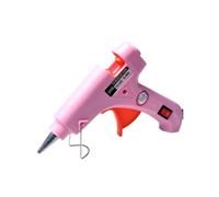 LMNCBVYA 20W Hot Melt Glue Gun with 10 Glue Sticks - Mini Electric Crafting Tool for Arts and Quick Home Repairs (Pink)(Pink 1PC,10 PCS Glue stick)