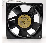 LMNCBVYA , 2600RPM, 75CFM, AC220V, Quiet Operation, Durable Design U12AM High-Performance 120mm Cabinet Fan - 14/12W
