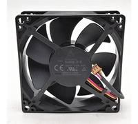 LMNCBVYA - 3-Pin 3-Wire Fan for Reliable Solutions AUB0812H-E 12V 0.3A 80mm Axial Fan