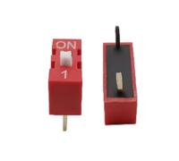 LMNCBVYA 30pcs DIP Code Switch - 1P Direct Insertion Piano Key with 2.54mm Spacing for Reliable Circuit Control