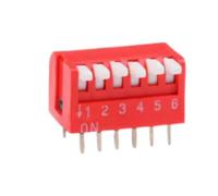 LMNCBVYA 30pcs DIP Switch 6P Side Toggle Key - 2.54mm Spacing Direct Insertion Sliding Switch for Electronics Projects