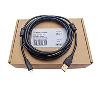 LMNCBVYA 3m USB-Micro Commissioning Cable for Drives - Gold-Plated Plug with Double Magnetic Ring for Reliable Data Communication