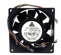LMNCBVYA - 4-Wire Temperature Control, 7500 RPM, 107.3 CFM, Low Noise 61 dBA PFB0824UHE 8038 80mm 24V DC Inverter Fan