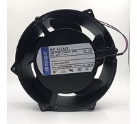 LMNCBVYA - 4300RPM, 317.8CFM, Durable & Quiet Operation DV6224/2 2-Wire 24V 37W Full Round Aluminum Frame Fan