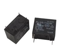 LMNCBVYA 5 pcs Electromagnetic RJ-SS-112DM 12V 5A 4-Pin Plug-in for Automation and Control Systems